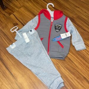 NWT 2 pc Dino set 12M